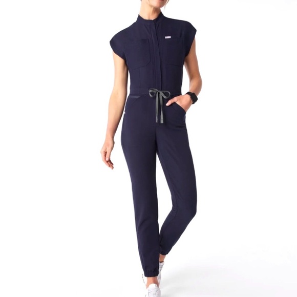 Figs Pants - FIGS Jumpsuit Scrubs One Piece Blue Size S